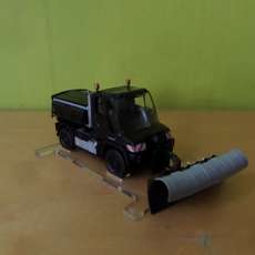 Busch H0 50933 MB Unimog U430 Winterdienst