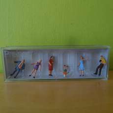 Preiser H0 10278 Familie Krause wordt gefotograveerd