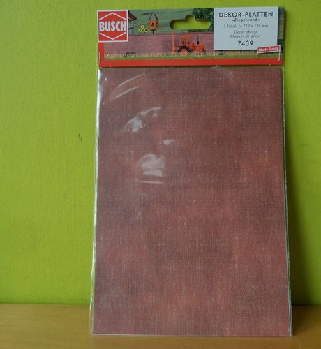 Busch H0 7439 Decor plaat Stenen muur
