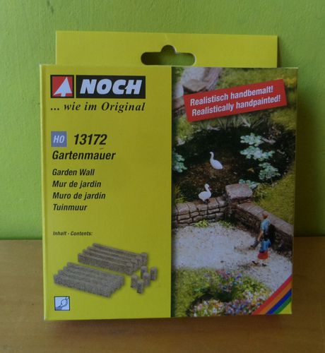 Noch H0 13172  Stenen Tuin muur