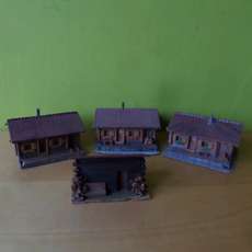 Faller H0 Set kleine Houten blokhutten