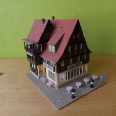 Vollmer H0 Vakwerkhuis  Cafe - Bistro