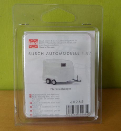Busch H0 60265 Paardentrailer Minikit