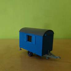 Wiking H0 6560320 Bouw wagen blauw