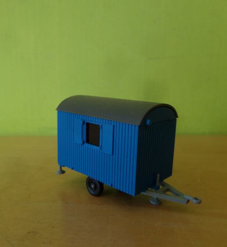 Wiking H0 6560320 Bouw wagen blauw