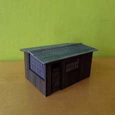 Merk ? H0 Lasercut Baan gebouw