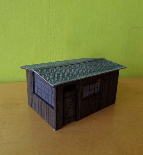 Merk ? H0 Lasercut Baan gebouw