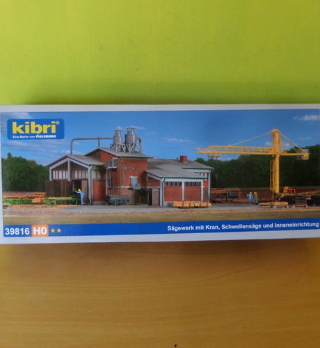 Kibri H0 39816 Zagerij met kraan