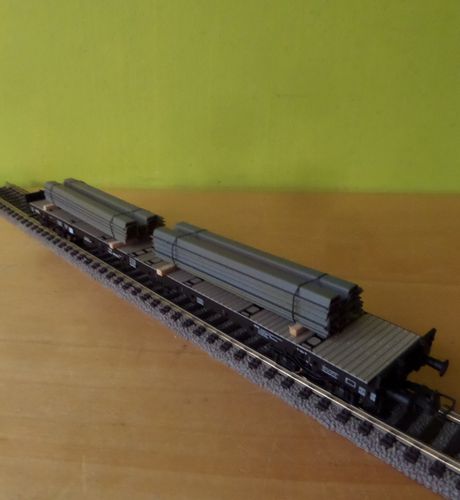 Roco H0 47688 CFL Rungenwagen met belading