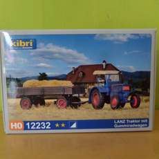 Kibri H0 12232 Lanz tractor met anhanger