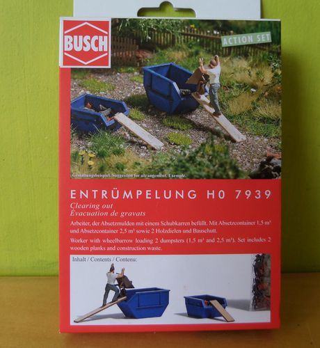 Busch H0 7939 Puin afvoeren