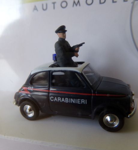 Busch H0 48738 Fiat 500 Carabinieri
