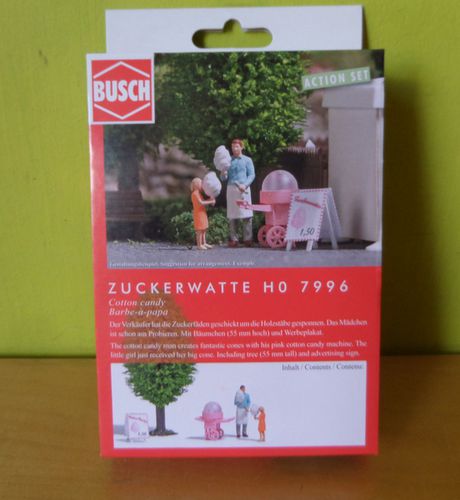 NIEUW ! Busch H0 7996 Suikerspinnen verkoop