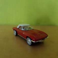 Brekina H0 18026 Chevrolet Corvette C2 rood
