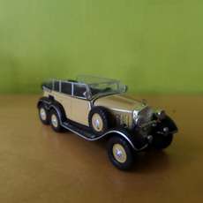 Brekina H0 21075 Mercedes G4 beige