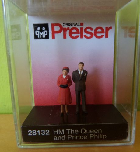 Preiser H0 28132 Queen Elisabeth en Prins Philip