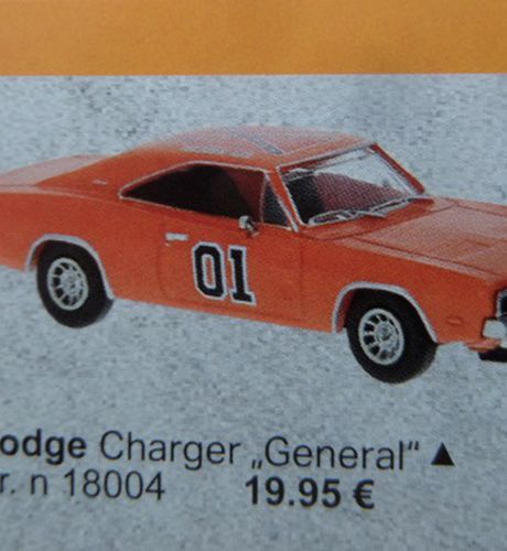 Voorbestellen ! OP=OP Brekina H0 18004 Dodge Charger General