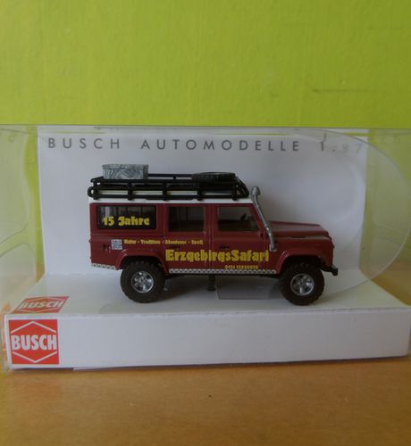 Busch H0 50328  Landrover Defender "Erlebnis safari"