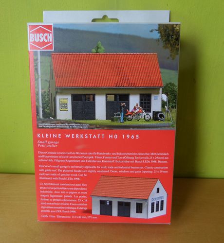 Busch H0 1965 Kleine garage werkplaats