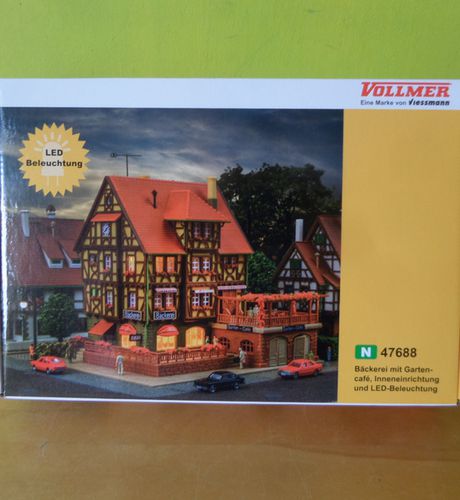 Vollmer N 47688 Bakkerij met tuin cafe
