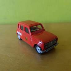 Herpa H0 942287 Renault 4 Belgische Taxi post