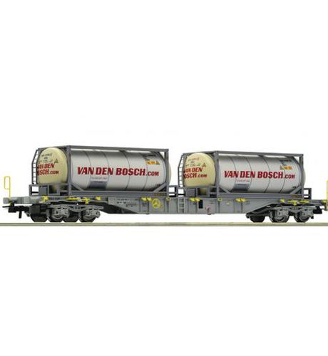 Roco H0 77347 Container draag wagon "Van den Bosch"
