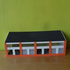 Faller H0 Reliëf TNT distributie gebouw