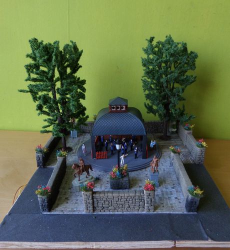 Diorama H0 Muziek plein