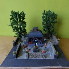 Diorama H0 Muziek plein