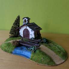 Mini Diorama H0 kleine kapel