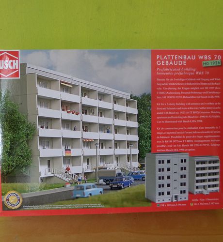 Busch H0 1926 Plattenbouw flat