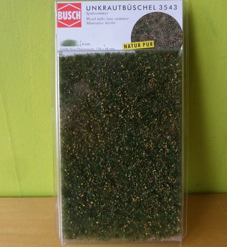 Busch 3543 Onkruid  gras donker  4mm