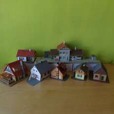 Faller H0 Budget set huisjes met station