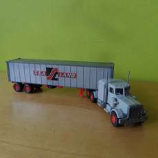 Wiking H0 52707 Peterbilt Container wagen "Sealand"