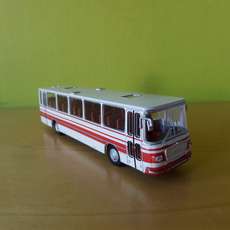 Brekina H0 59251 Bus MAN 750 HO wit rood