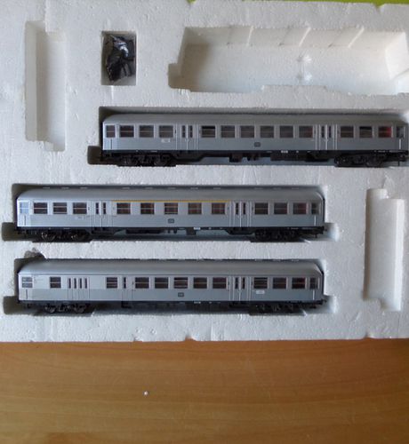 Roco H0 set 3 DB wagons Silberlinge