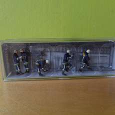 Preiser H0 10485  Brandweer mannen