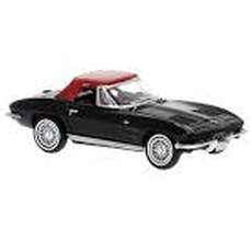 Voorbestellen ! Brekina H0 18025 Chevrolet Corvette C2 zwart