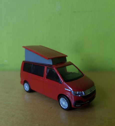 Herpa H0 96805 VW T6 1 Califirnia rood