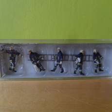 Preiser H0 10484  Brandweer mannen