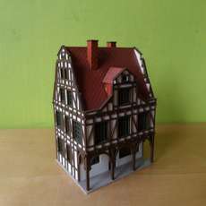 Vollmer H0 Vakwerkhuis met galerij
