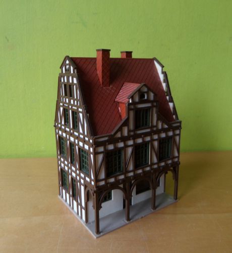 Vollmer H0 Vakwerkhuis met galerij