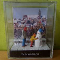 Nieuw ! Preiser H0 99603 Sneeuwpop maken