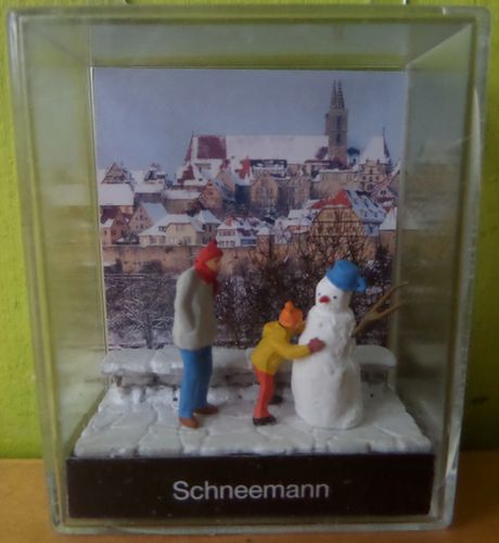 Nieuw ! Preiser H0 99603 Sneeuwpop maken