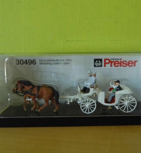 Preiser H0 30496 Open trouwkoets