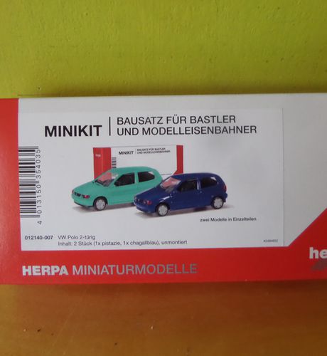 Herpa H0 12140  Minikit 2 x VW Polo