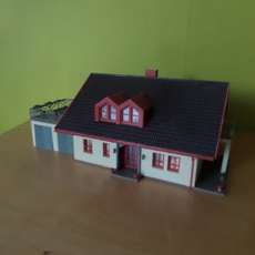 Faller H0  Modern woonhuis met dubbele garage