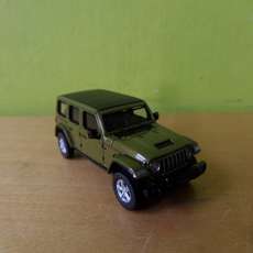 Micro City H0 0014 Jeep Wrangler groen