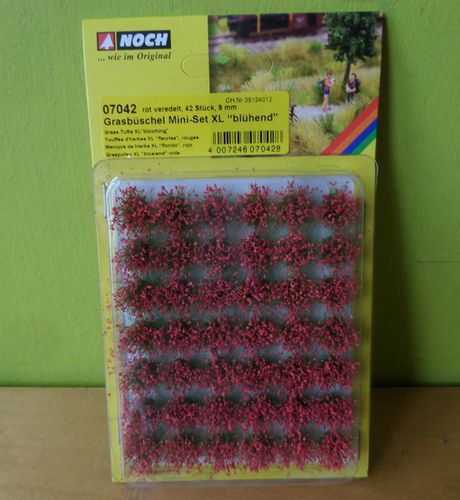 Noch 7042 Gras plukjes Mini XL rood