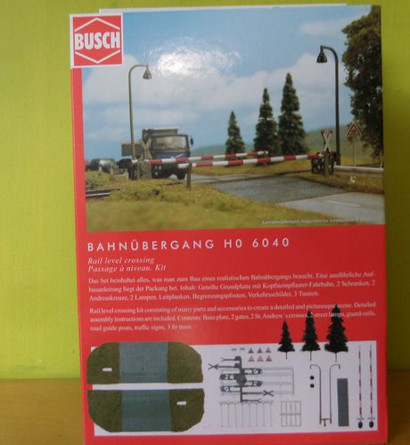 Busch H0 6040 Spoorweg overgang
